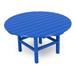 POLYWOOD® Round 37" Conversation Outdoor Table Plastic in Blue | 18 H x 38 W x 38 D in | Wayfair RCT38PB