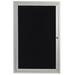 AARCO Outdoor Directory Cabinet Enclosed Wall Mounted Letter Board Vinyl/Metal in White/Blue/Black | 36 H x 24 W x 2 D in | Wayfair OADC3624