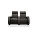 Bass Executive Home Theater Row Seating (Row of 3) Microfiber/Microsuede in Blue | 42 H x 94 W x 36 D in | Wayfair