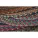 Green 96 x 0.5 in Indoor Area Rug - Colonial Mills Rustica Hand-Braided Wool Grecian Area Rug Wool | 96 W x 0.5 D in | Wayfair RU60R096X120