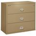 FireKing 3-Drawer Lateral File Cabinet Metal/Steel in Brown | 40.25 H x 44.5 W x 22.125 D in | Wayfair 3-4422-C (sand) (w/ E-Lock)