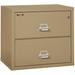 FireKing Fireproof 2-Drawer Lateral Filing Cabinet Metal/Steel in Brown | 27.75 H x 31.1875 W x 22.125 D in | Wayfair