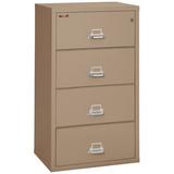 FireKing Fireproof 4-Drawer Vertical File Cabinet Metal/Steel in Brown | 52.75 H x 31.1875 W x 22.125 D in | Wayfair