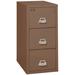 FireKing Fireproof 3-Drawer Vertical Filing Cabinet Metal/Steel in Brown | 29.5 H x 19 W x 31.1875 D in | Wayfair 3-2144-2 (taupe) (w/ 3002 Lock)