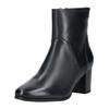 Stiefelette CAPRICE "Caprice Stiefelette Leder", Damen, Gr. 36, blau (ocean), Leder, casual, Schuhe