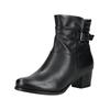 Stiefelette CAPRICE "Caprice Stiefelette Leder", Damen, Gr. 36, schwarz, Leder, casual, Schuhe