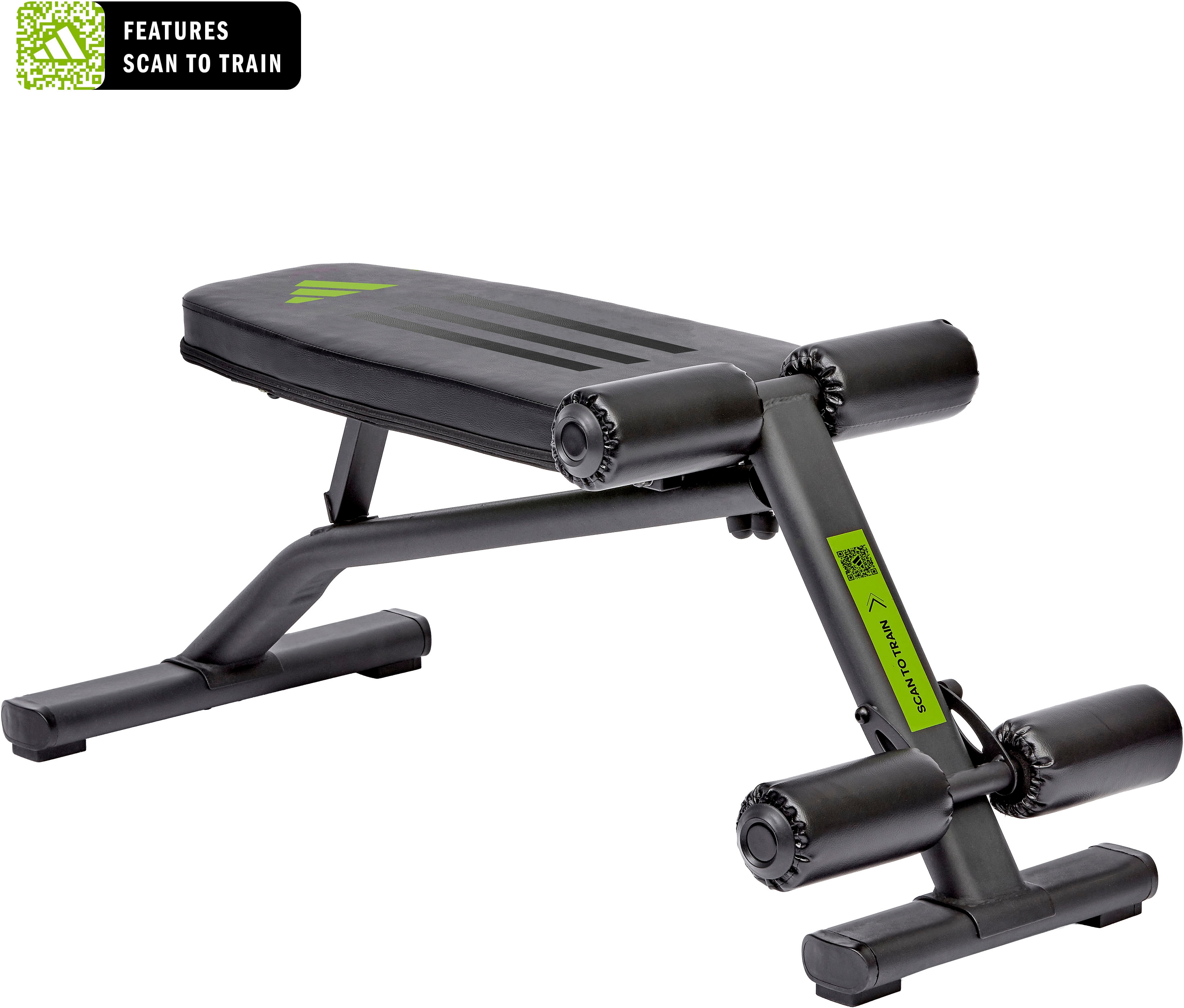 Sit-Up Bank ADIDAS PERFORMANCE "Trainingsbank", schwarz, Trainingsbänke Image