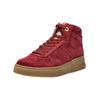 Sneaker PAUL GREEN "Paul Green Sneaker Veloursleder", Damen, Gr. 38, rot (wine), Veloursleder, casual, Schuhe