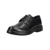 Schnürschuh JOSEF SEIBEL "Josef Seibel Halbschuhe Leder", Herren, Gr. 42, schwarz, Leder, casual, Schuhe