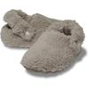 Hausschuh CROCS "Classic Cozzy Slipper T", Kinder, Gr. 25, braun, Croslite, Textil, casual, Schuhe, Pantoffel, Clog mit Riemen