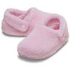Hausschuh CROCS "Classic Cozzy Slipper T", Kinder, Gr. 27, rosa, Croslite, Textil, casual, Schuhe, Pantoffel, Clog mit Riemen