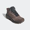 Wanderschuh ADIDAS TERREX "TERREX SKYCHASER AX5 MID GORE-TEX E", Gr. 39, trace braun, earth strata, semi impact orange, Synthetik, Textil, sportlich, Schuhe, wasserdicht