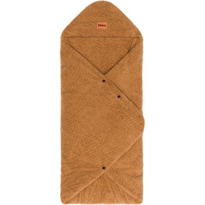 Einschlagdecke FILLIKID "Dinara braun, Teddyplüsch", braun, B:35cm L:80cm, Wohndecken, für Autositz Gr. 0 oder Kinderwagen