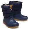 Winterboots CROCS "CLASSIC NEO PUFF BOOT T", Kinder, Gr. 24, blau (navy), Croslite, Nylon, casual, Schuhe, Snowboots, Winterstiefel zum Schlupfen