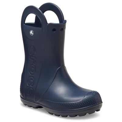 Gummistiefel CROCS "Handle It Rain Boot K", Kinder, Gr. 36, blau (navy), Croslite, casual, Schuhe, Regenstiefel, Matschstiefel mit Trageschlaufe Image