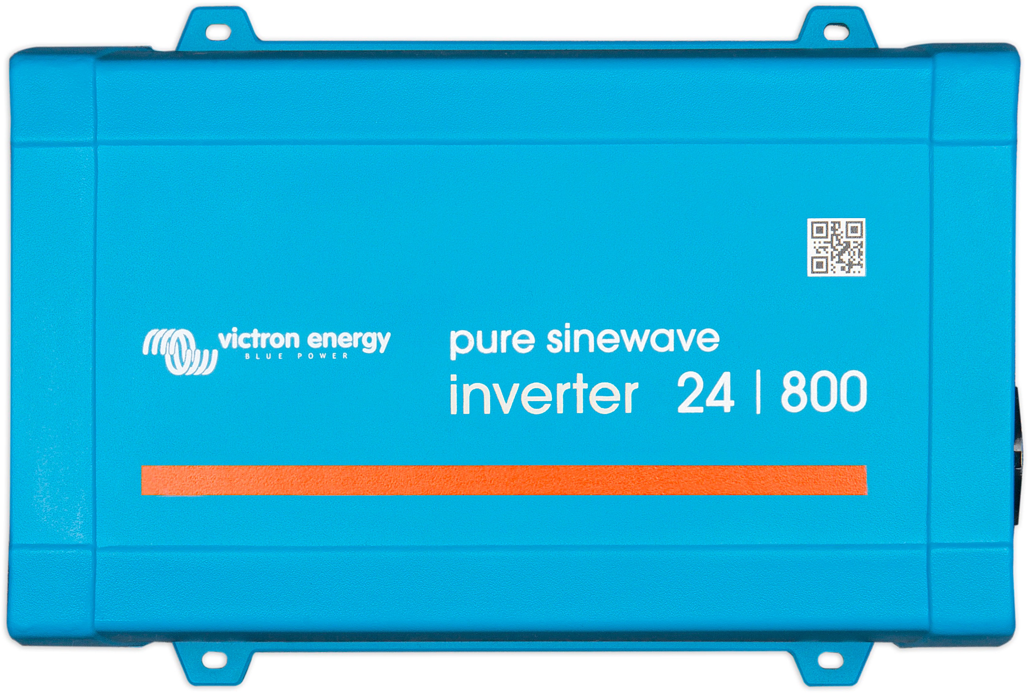 Wechselrichter VICTRON ENERGY "»Inverter Victron Phoenix 24/800 VE.direct Schuko«", blau, B:21,6cm H:10,5cm L:30,5cm, Aluminium, Wandler, 800 W, 24 VDC Image