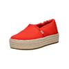 Espadrille TOMS "TOMS Halbschuhe Textil", Damen, Gr. 39, rot, Textil, casual, Schuhe