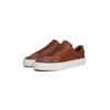 Sneaker TOMMY HILFIGER "PREMIUM DRESS CUPSOLE COGNAC", Herren, Gr. 45, braun (cognac), Glattleder, sportlich, Schuhe, Freizeitschuh, Halbschuh, Schnürschuh mit edler Logoprägung
