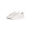 Sneaker TOMMY JEANS "THE GREENWICH EDGE FULL LEATHER", Damen, Gr. 40, weiß, Leder, sportlich, Schuhe, Freizeitschuh, Halbschuh, Schnürschuh im Basket-Style