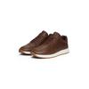 Sneaker TOMMY HILFIGER "PREMIUM LEATHER HYBRID", Herren, Gr. 43, braun (dunkelbraun), Leder, sportlich, Schuhe, Freizeitschuh, Halbschuh, Schnürer mit weicher Schaftrand-Posterung