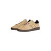 Sneaker TOMMY JEANS "THE GREENWICH EDGE SUEDE", Herren, Gr. 42, beige (beige, schwarz), Veloursleder, sportlich, Schuhe, Freizeitschuh, Halbschuh, Schnürer mit farblicher Pasepelierung