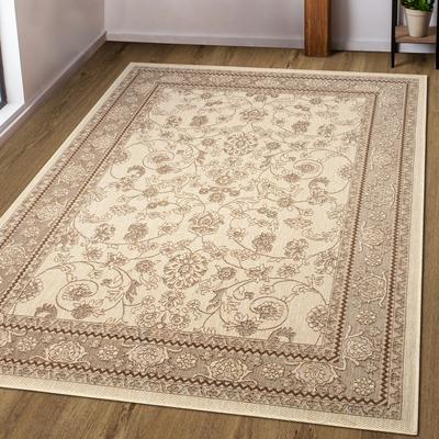 Teppich MY HOME "Claren, Outdoorteppich Orient Design auch für Balkon und Terrasse" Gr. 4, grau (taupe), B:160cm H:3mm L:230cm, Kunstfaser, Teppiche, In und Outdoorgeeignet, Orient-Design, Wetterfest & UV-beständig Image