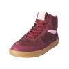Sneaker RICOSTA "Ricosta Sneaker Veloursleder", Gr. 34, rot (bordeaux), Veloursleder, casual, Schuhe