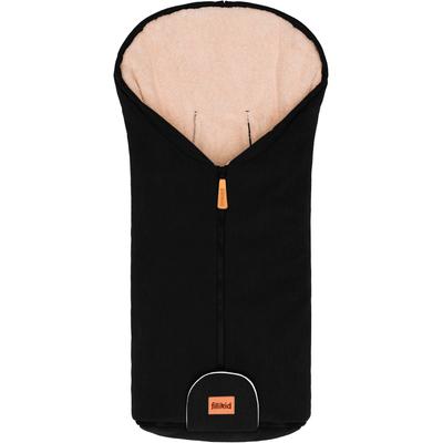 Fußsack FILLIKID "Nevis Cord, Winterfußsack Gr. 0", Baby, schwarz, Polyester, Fußsäcke, für Autositze Gr. 0 und Kinderwagen