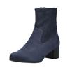 Stiefelette CAPRICE "Caprice Stiefelette Veloursleder", Damen, Gr. 40, blau (navy), Veloursleder, casual, Schuhe