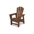 POLYWOOD® South Beach Adirondack Chair Plastic in Brown | 31.5 H x 21.5 W x 23 D in | Wayfair SBD12TE