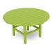 POLYWOOD® Round 37" Conversation Outdoor Table Plastic in Green | 18 H x 38 W x 38 D in | Wayfair RCT38LI