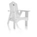 Uwharrie Chair Original Wood Adirondack Chair in Red | 45.5 H x 33 W x 36 D in | Wayfair 1011-090