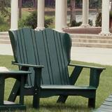 Uwharrie Outdoor Chair Plantation Wood Garden Bench Wood/Natural Hardwoods in Green | 45.5 H x 52 W x 36 D in | Wayfair 3051-022--Distressed