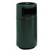 Witt Side Entry Round Series Receptacle 25 Gallon Trash Can Fiberglass in Orange | 38 H x 18 W x 18 D in | Wayfair 7C-1838TA-PD-23