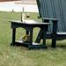 Uwharrie Chair Plantation Wood Outdoor Side Table Wood in Green | Wayfair 3040--020-Distressed