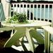 Uwharrie Chair Chat Wood Outdoor Coffee Table Wood in Brown | 19.75 H x 42 W x 42 D in | Wayfair 9092-000