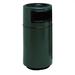 Witt Side Entry Round Series Receptacle 25 Gallon Trash Can Fiberglass in Gray | 38 H x 18 W x 18 D in | Wayfair 7C-1838TA-PD-8