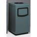 Witt Side Entry Round Series Receptacle 30 Gallon Trash Can Fiberglass in Indigo | 40 H x 20 W x 20 D in | Wayfair 7S-2040TD-PD-37