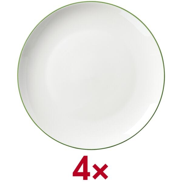 Ritzenhoff & Breker 4-tlg. Suppenteller-Set »Adela« 20cm grün, 20x4.5 cm