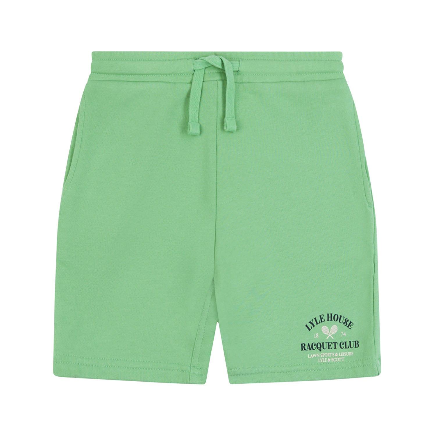 Lyle & Scott - "Racquet Club" Sweat-Shorts für Kinder (Grün) Image