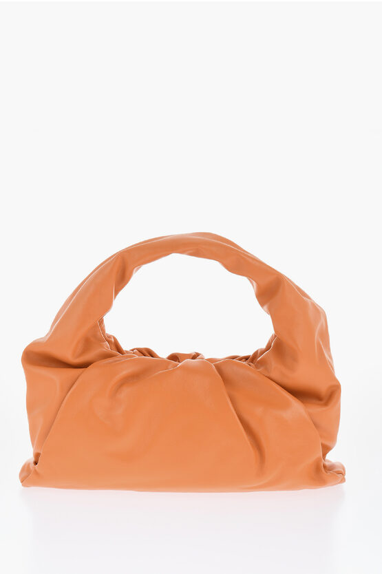Hobo-Tasche THE SHOULDER POUCH aus Leder in Orange Image