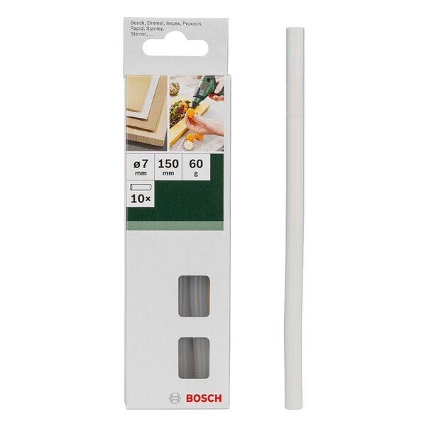 BOSCH 10er-Pack Heißklebesticks Cristal 7 mm Image