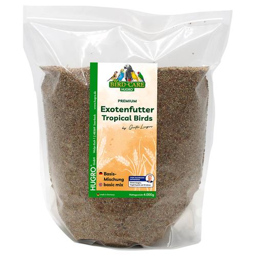 Lot économique : 2 x 4 kg nourriture pour oiseaux exotiques Hugro, mélange de base, aliment pour oiseaux