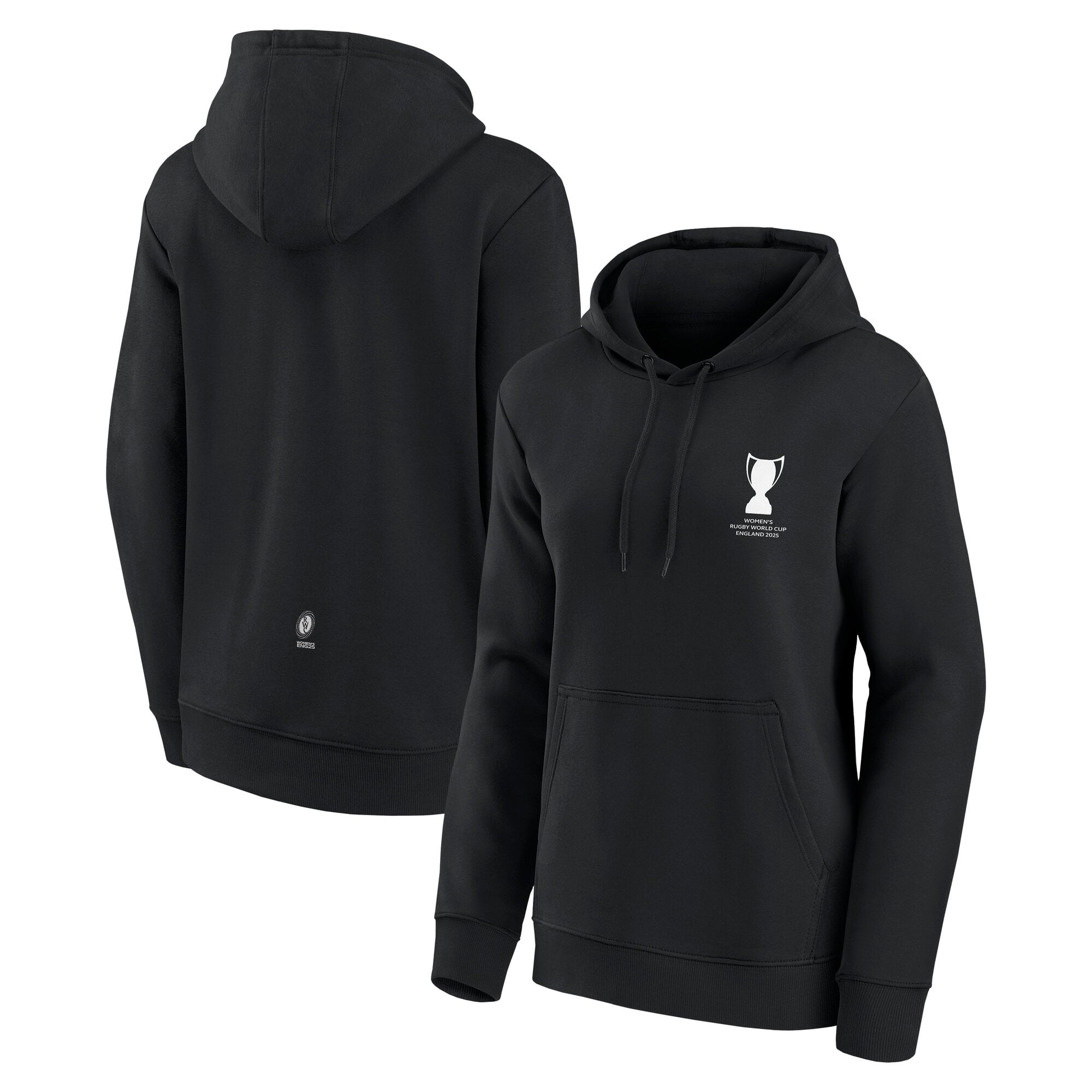 Rugby World Cup 2025 Trophy Hoodie (Damen) – Schwarz
