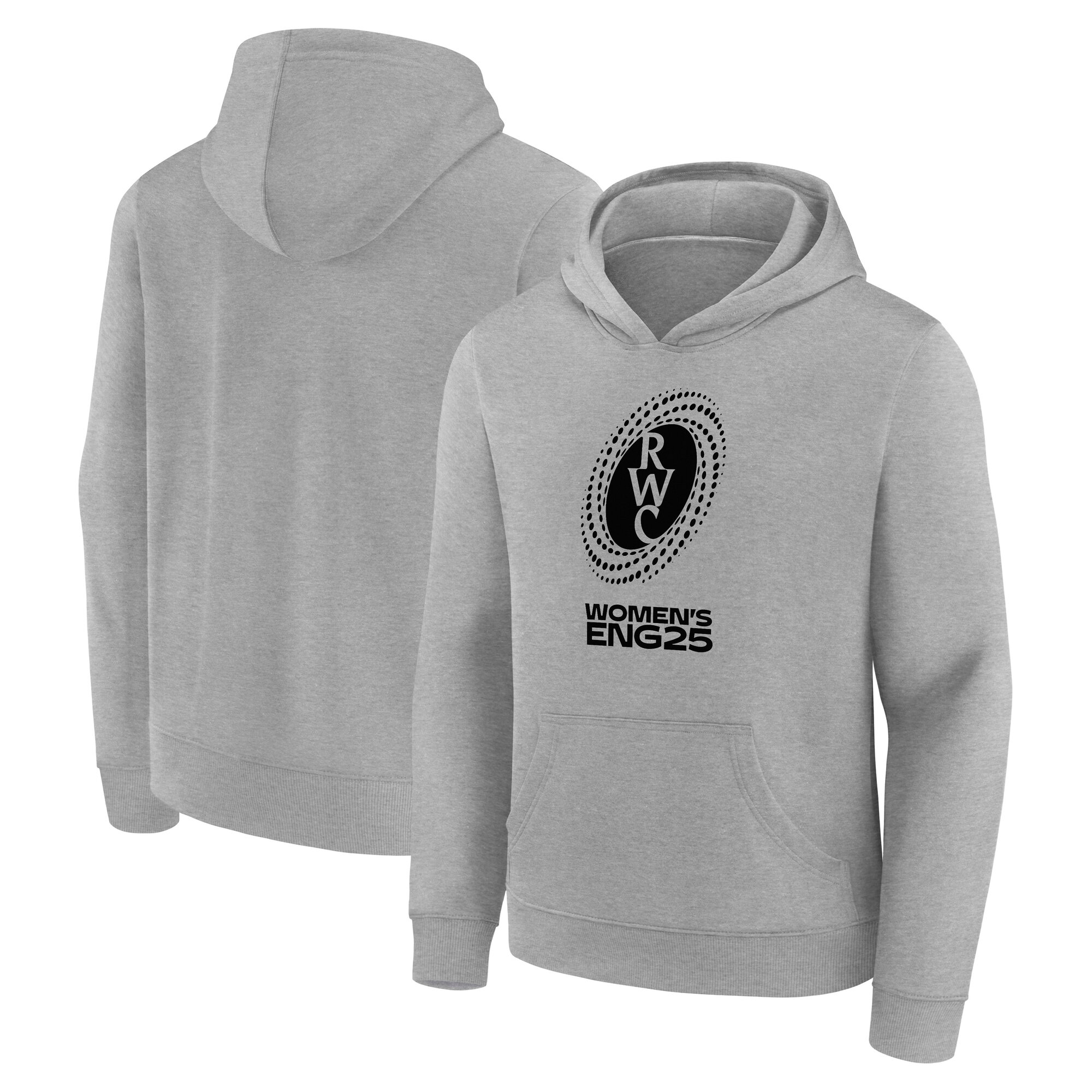 Hoodie für Damen mit Logo-Grafik (Rugby-Weltmeisterschaft 2025) – Grau – Junior Image