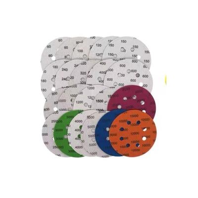 21-teilige Schleifscheiben, rundes Schleifpapier, 75 mm Klett-Schleifscheiben, Nass- und Image