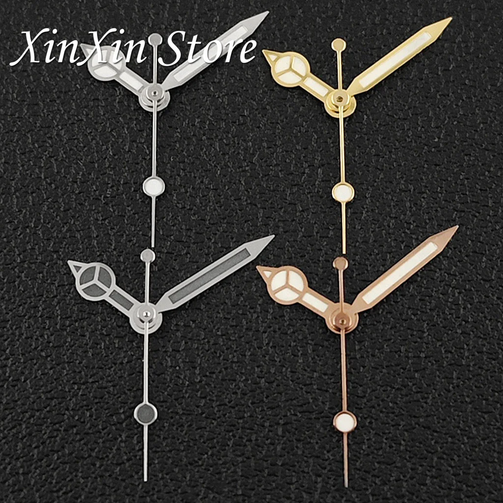 Hohe Qualität NH35 SUB Hände Silber Gold Uhr Hände C3 Leuchtende Für NH34 NH35 NH36 4R NH38 Bewegung NH35 Geist Uhren Zeiger Image