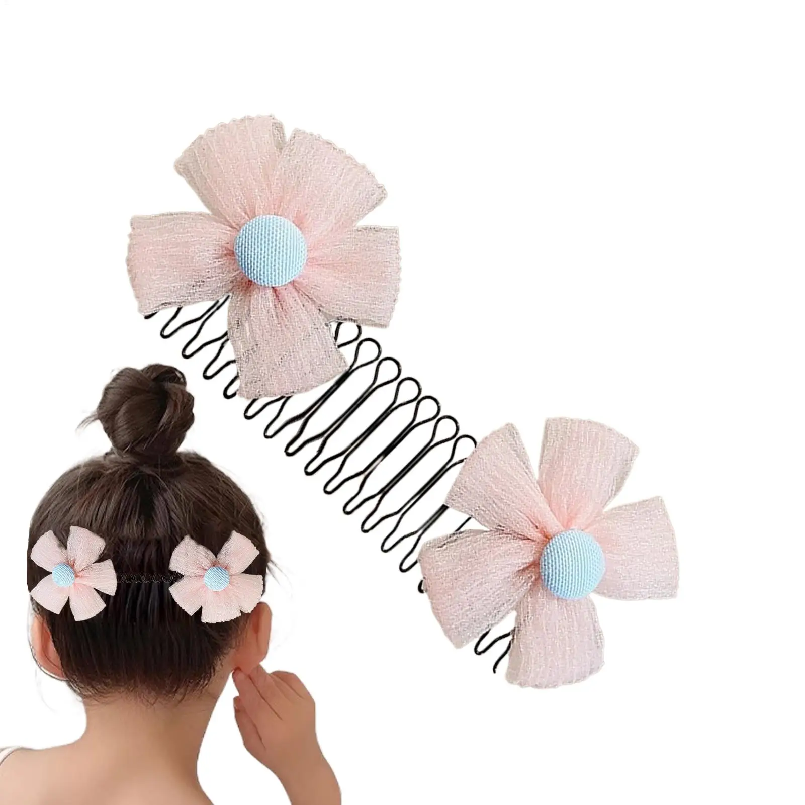 Heißer Verkauf 1 Stück Multifunktionaler Haarkamm, Wellenhaarspangen für Pony-Haarhalter, gebrochenes Haar, Haarband umgekehrter Kamm, Haarnadel Image