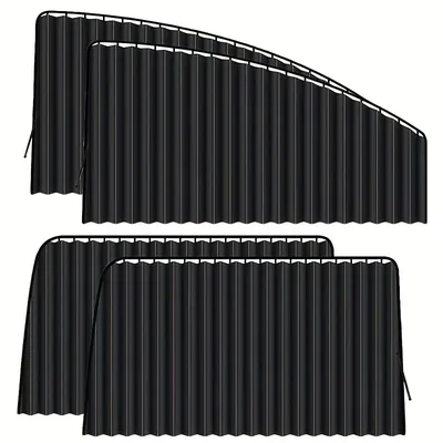 2Pcs/4Pcs/set Car Window Covers Portable Car Side Window Shades Adjustable Car Blinds Car Window Shades Camping Window Covers