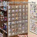 Sac d'affichage de badges Transparent 75MM, présentoir de badges mural, sacs de rangement pour bricolage, sac d'exposition de badges, couverture d'emballage